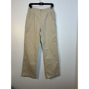 Djerf Avenue Straight Leg Pant Women's Sz M Organic Cotton Breezy‎ 30" Inseam